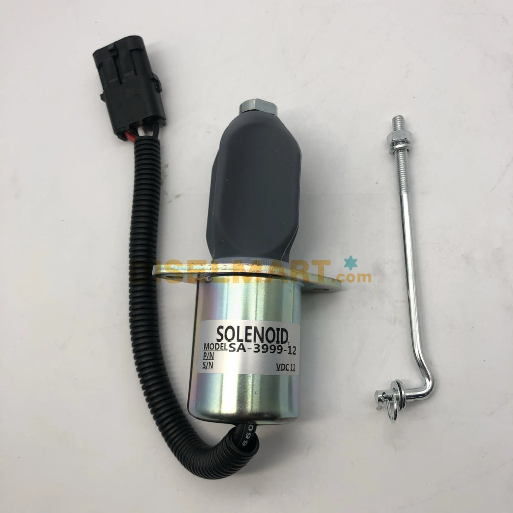 12V SA-3999-12 1752ES RSV Diesel Stop Solenoid with 3 wire 3 Terminal for Woodward for Cummins
