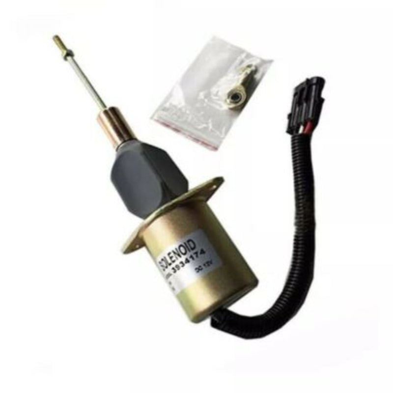 12V 3934174 SA-4697-12 Fuel Shutoff Solenoid Valve fits for Cummins Engine