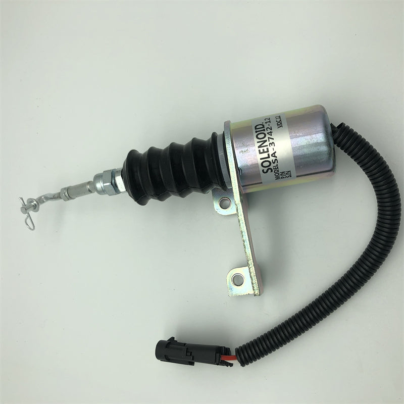 Diselmart 12V SA-3742-12 Flameout Solenoid Switch for Cummins Coil 6CT 8.3 Excavator for Deutz Bosch RSV