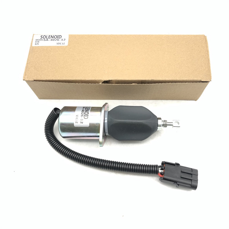 12V SA-4026-12 Fuel Shutoff Solenoid fits for Cummins 5.9L 8.3L with Bosch RQV-K Governor