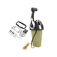 Diselmart Outboard Remote Control Box 8M0059686 8M0060783 for Mercury Binnacle/Console Top Mount with 2 Feet Trim Harness