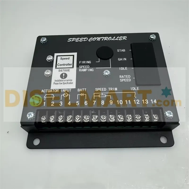 DC 24V S6700E Electronic Generator Speed Control for Cummins Diesel Generator Genset