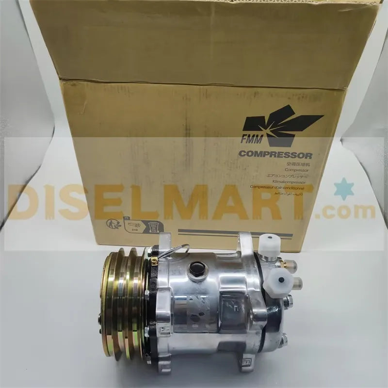 Diselmart  SD5H14HD A/C Compressor 12Y-Z79-3121 1101356 300-4214 for Komatsu Dozer D51EX-24 D51EXI-24 D51PX-24 D51PXI-24