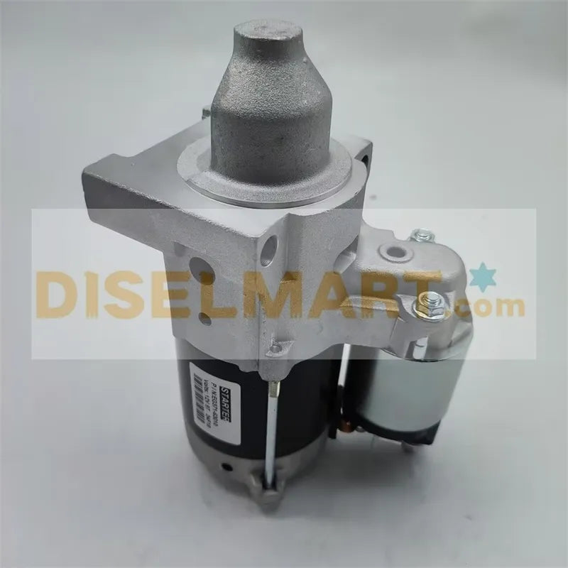 Diselmart Starter Motor EG371-63010 EG371-63011 for Kubota ZG222 ZG227 ZG327P Zero-Turn Mower 12V 0.6KW 9T