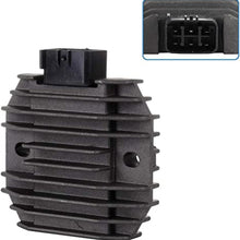 Diselmart 5BN-81960-00-00 Voltage Regulator Rectifier fits for Yamaha XVS650 Kawasaki 600 Suzuki AN400